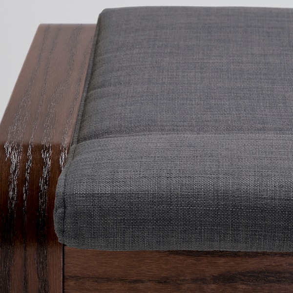 IKEA POÄNG ottoman Brown / Skiftebo Dark Gray, Ikea Ireland | 5728QCPBE