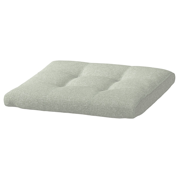 IKEA POÄNG ottoman cushion, 21 5/8x19 5/8 in Gunnared Light Green, Ikea Ireland | 3204RDAQJ