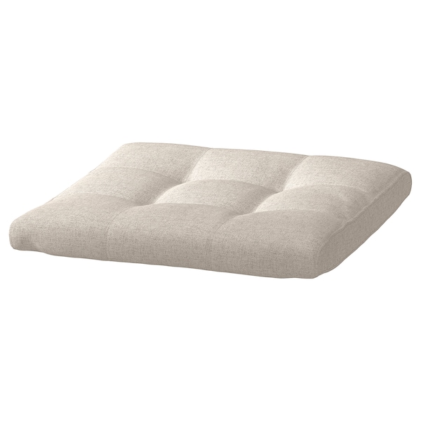 IKEA POÄNG ottoman cushion, 21 5/8x19 5/8 in Gunnared Beige, Ikea Ireland | 4327HAORU