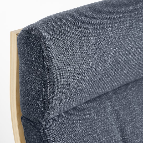 IKEA POÄNG rocking chair Birch Veneer / Gunnared Blue, Ikea Ireland | 7842ZWENJ