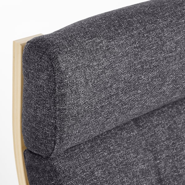 IKEA POÄNG rocking chair Birch Veneer / Gunnared Dark Gray, Ikea Ireland | 9640ASVNJ
