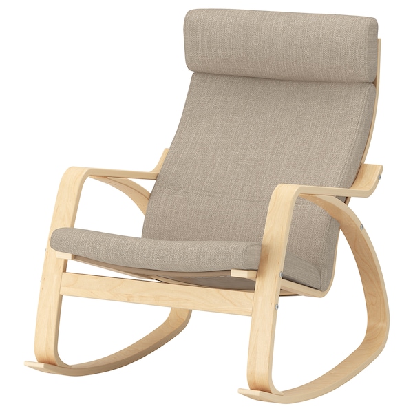 IKEA POÄNG rocking chair Birch Veneer / Hillared Beige, Ikea Ireland | 6217RILUE