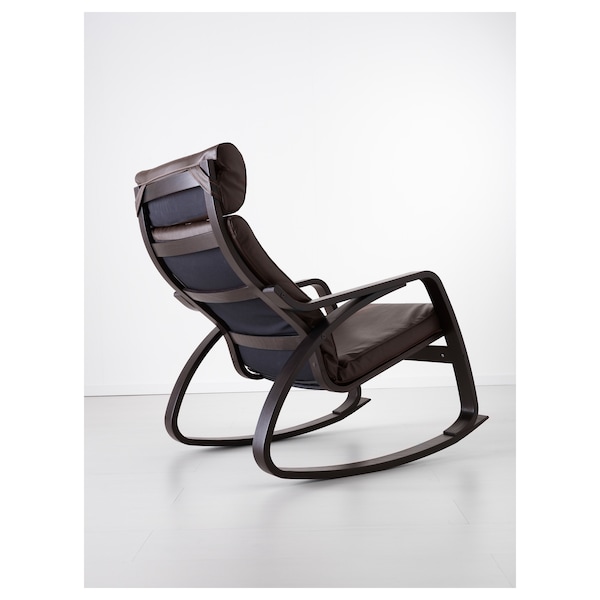 IKEA POÄNG rocking chair Black / Brown / Glose Dark Brown, Ikea Ireland | 2578SDVWK