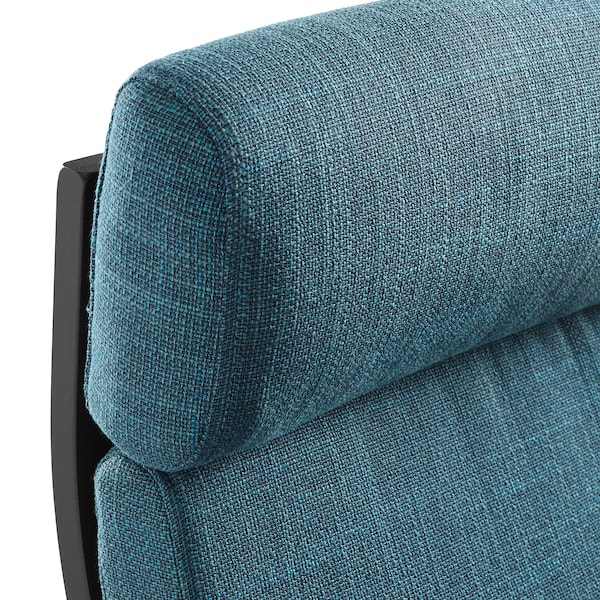 IKEA POÄNG rocking chair Black / Brown / Hillared Dark Blue, Ikea Ireland | 7624FOJQP