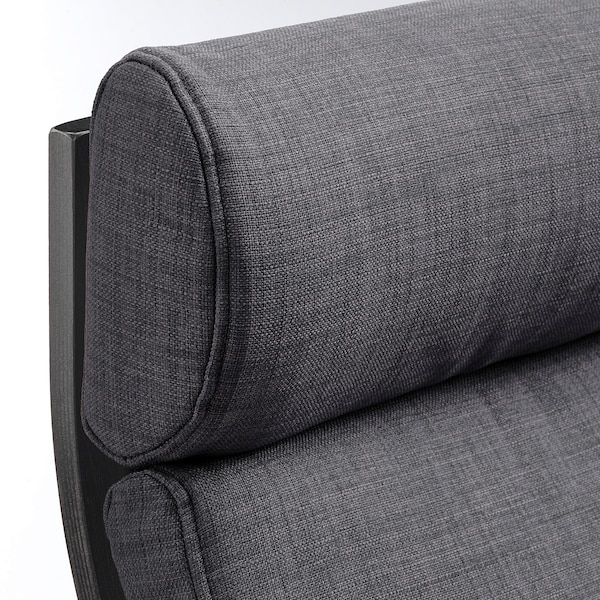 IKEA POÄNG rocking chair Black / Brown / Skiftebo Dark Gray, Ikea Ireland | 4139HUDGM