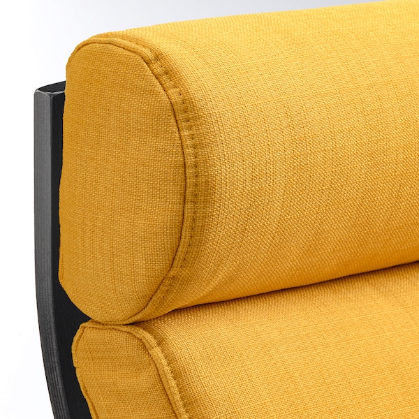 IKEA POÄNG rocking chair Black / Brown / Skiftebo Yellow, Ikea Ireland | 1503EMVUK