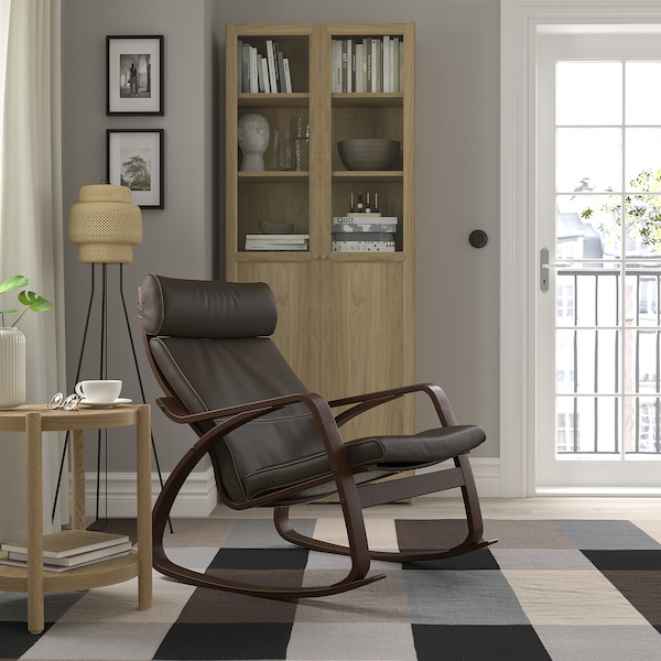 IKEA POÄNG rocking chair Brown / Glose Dark Brown, Ikea Ireland | 8067KIGAW