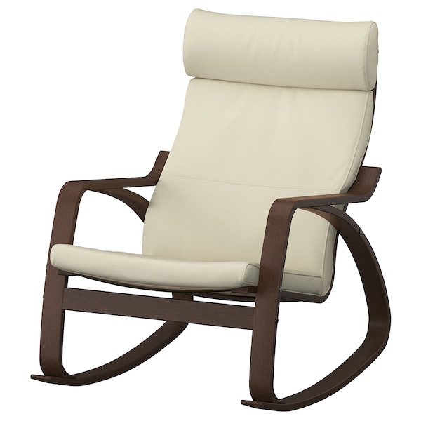 IKEA POÄNG rocking chair Brown / Glose Off White, Ikea Ireland | 7081GVMLE