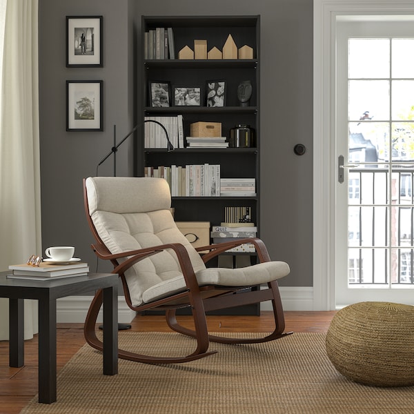 IKEA POÄNG rocking chair Brown / Gunnared Beige, Ikea Ireland | 3628FHQJV