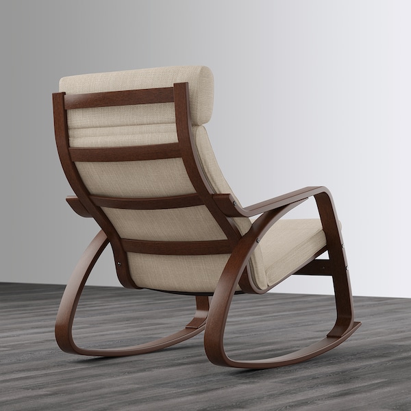 IKEA POÄNG rocking chair Brown / Hillared Beige, Ikea Ireland | 6917AWXKY