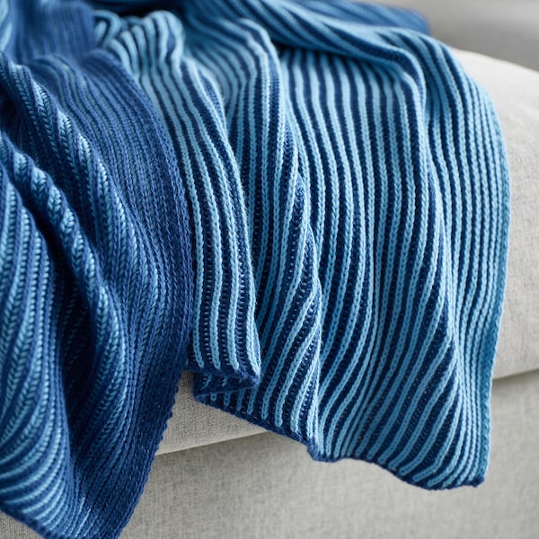 IKEA PRAKTFJÄRIL throw, 51x67 in Blue, Ikea Ireland | 4938OXEYU