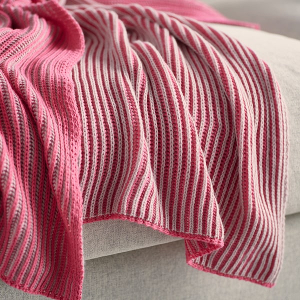 IKEA PRAKTFJÄRIL throw, 51x67 in Pink, Ikea Ireland | 8054KUQFC