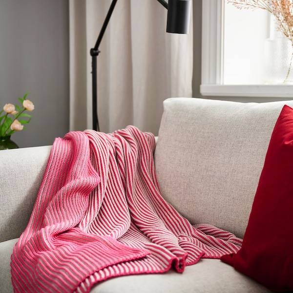 IKEA PRAKTFJÄRIL throw, 51x67 in Pink, Ikea Ireland | 8054KUQFC