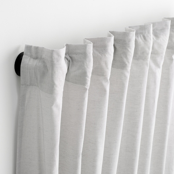 IKEA PRAKTSTENÖRT curtain rod set, black, 47 ¼-82 ¾1 1/8 in, Ikea Ireland | 3510FIGJK
