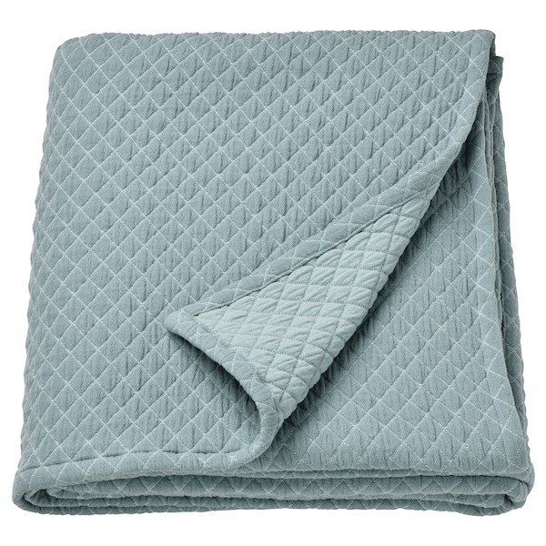 IKEA PRAKTVIAL bedspread, King Gray / Blue, Ikea Ireland | 9785ZOYQK