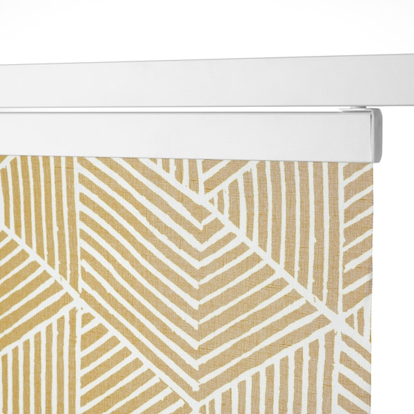 IKEA PRÄRIEOXALIS panel curtain, yellow, 24x118 in, Ikea Ireland | 9521MHIFK