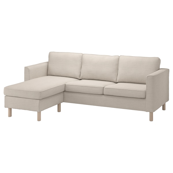 IKEA PÄRUP cover for sofa, with chaise Gunnared Beige, Ikea Ireland | 4857BVDOA