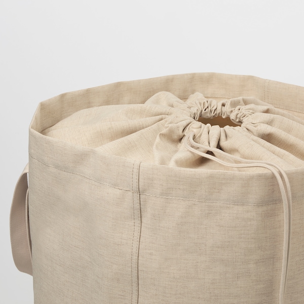 IKEA PURRPINGLA laundry bag, beige, 26 gallon, Ikea Ireland | 2601OARZD