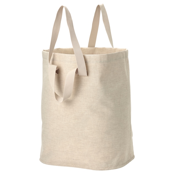 IKEA PURRPINGLA laundry bag, beige, 26 gallon, Ikea Ireland | 2601OARZD