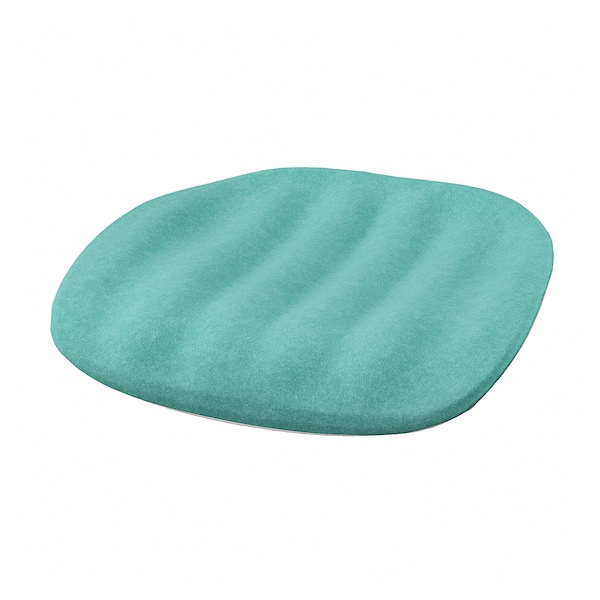 IKEA PYNTEN children´s seat pad for desk chair, turquoise, 13x12 ½ in, Ikea Ireland | 0125GXOJM