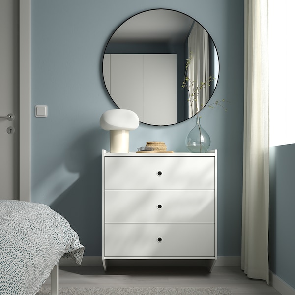IKEA RACKNÄS 3-drawer chest, white, 27 1/8x30 3/4 in, Ikea Ireland | 6157CELKY