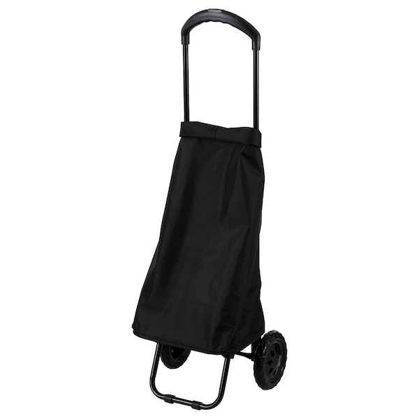 IKEA RADARBULLE shopping bag with wheels, black, 13x9 ½x26 ¾ in/1285 oz, Ikea Ireland | 5631CNZLS