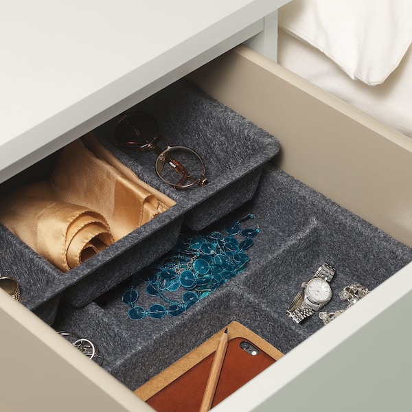 IKEA RAGGISAR tray, dark gray, 15 3/4x11 3/4 in, Ikea Ireland | 0642WAFXG