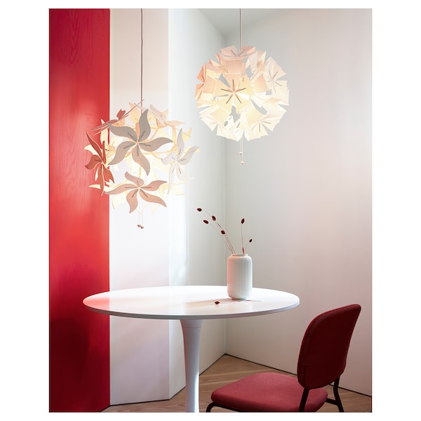 IKEA RAMSELE Pendant lamp, geometric, 17 in White, Ikea Ireland | 4726POYSK