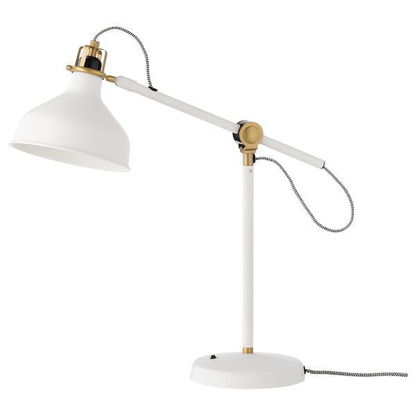IKEA RANARP Work lamp with LED bulb Off White, Ikea Ireland | 4268KENRJ