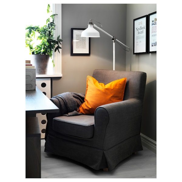 IKEA RANARP floor/reading lamp with LED bulb Off White, Ikea Ireland | 8207ALVUB