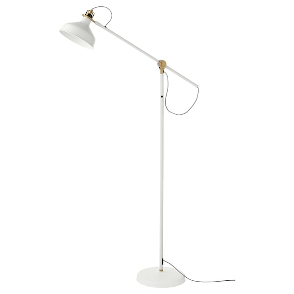 IKEA RANARP floor/reading lamp with LED bulb Off White, Ikea Ireland | 8207ALVUB