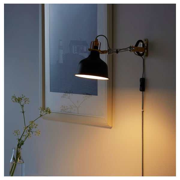 IKEA RANARP wall/clamp spotlight Black, Ikea Ireland | 4912ZSMJV