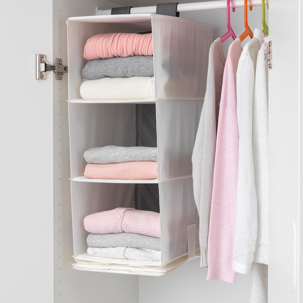 IKEA RASSLA organizer with 5 compartments, white, 9 ¾x15 ¾x38 ½ in, Ikea Ireland | 8650RXMFI