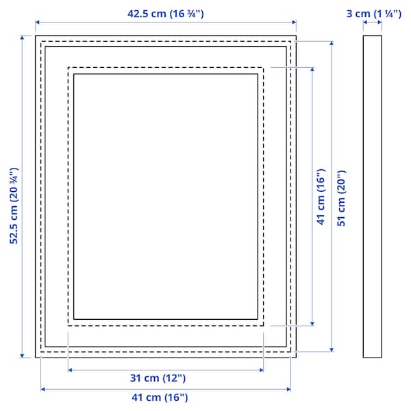 IKEA RÖDALM frame, 16x20 in Red, Ikea Ireland | 0479PBRCJ