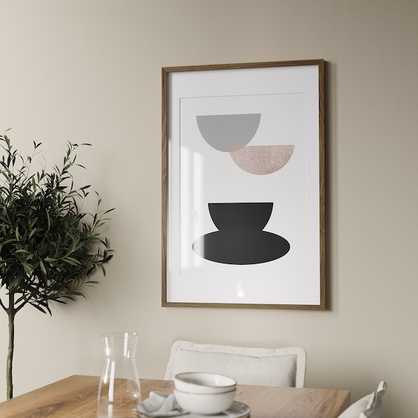 IKEA RÖDALM frame, 24x36 in Walnut Effect, Ikea Ireland | 4263ZHYFK