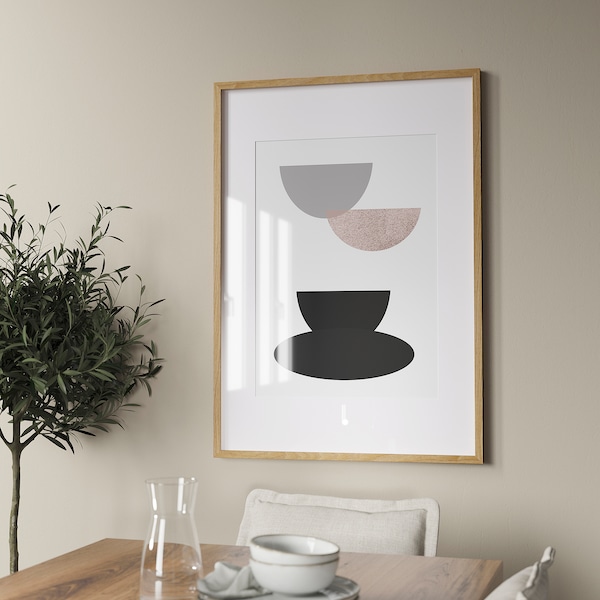 IKEA RÖDALM frame, 27 ½x39 ¼ in Oak Effect, Ikea Ireland | 0526GJAPT