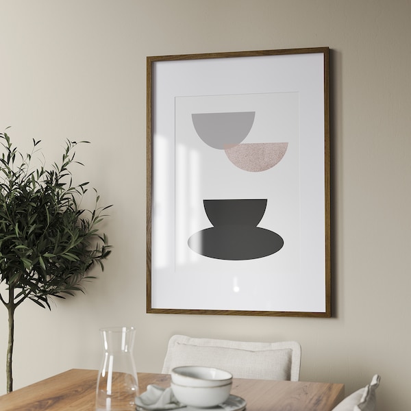 IKEA RÖDALM frame, 27 ½x39 ¼ in Walnut Effect, Ikea Ireland | 5923YETUV