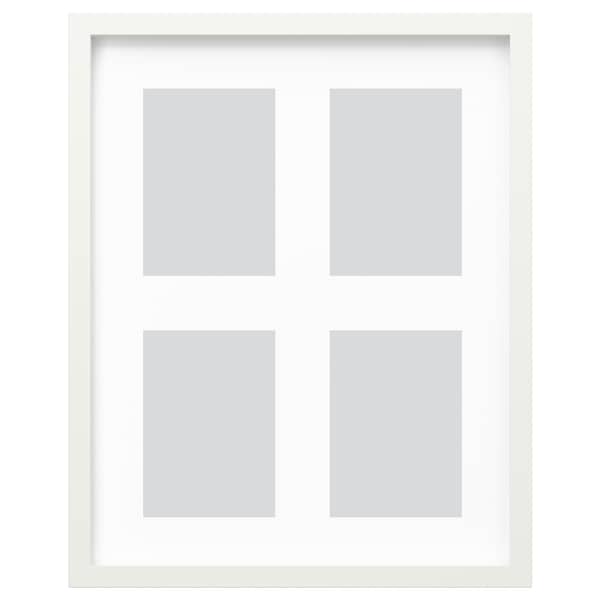 IKEA RÖDALM frame for 4 pictures, 15 ¾x19 ¾ in White, Ikea Ireland | 6981LOBWR