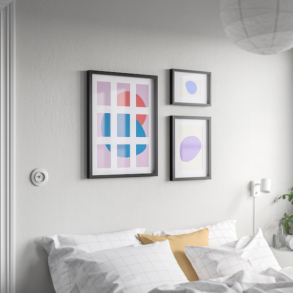 IKEA RÖDALM frame for 9 pictures, black, 18x24 in, Ikea Ireland | 0698IALTY