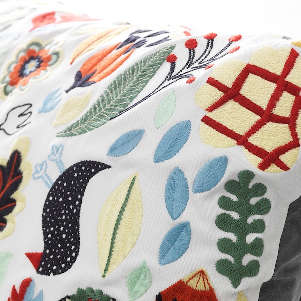 IKEA RÖDARV cushion, multicolor, 16x26 in, Ikea Ireland | 9317UKWSV