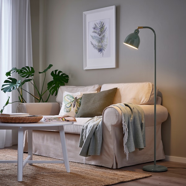 IKEA RÖDFLIK floor/reading lamp Gray / Green, Ikea Ireland | 1745LHEUQ