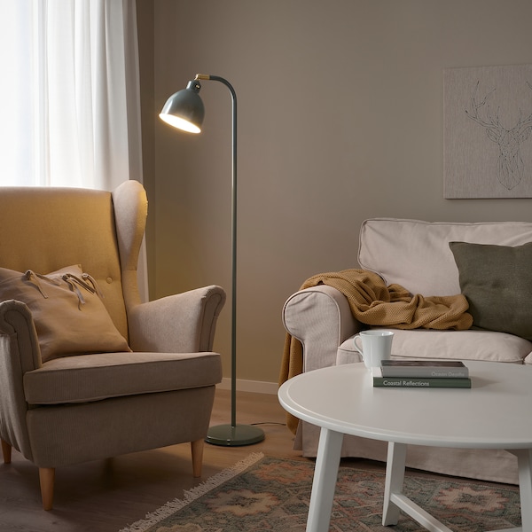 IKEA RÖDFLIK floor/reading lamp Gray / Green, Ikea Ireland | 1745LHEUQ