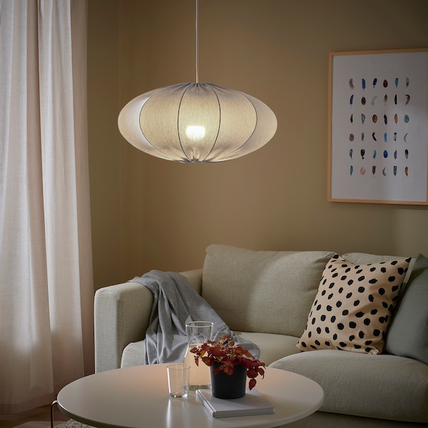 IKEA REGNSKUR / HEMMA pendant lamp, turquoise/white, 20 in, Ikea Ireland | 1769EXNWZ