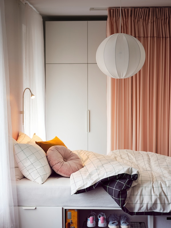 IKEA REGNSKUR pendant lamp shade, 20 in Round White, Ikea Ireland | 7256JXHRE