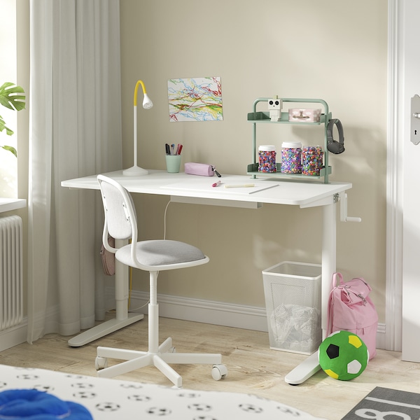 IKEA RELATERA desk combination sit/stand, 46 1/8x23 5/8 in White, Ikea Ireland | 2381WPJRT