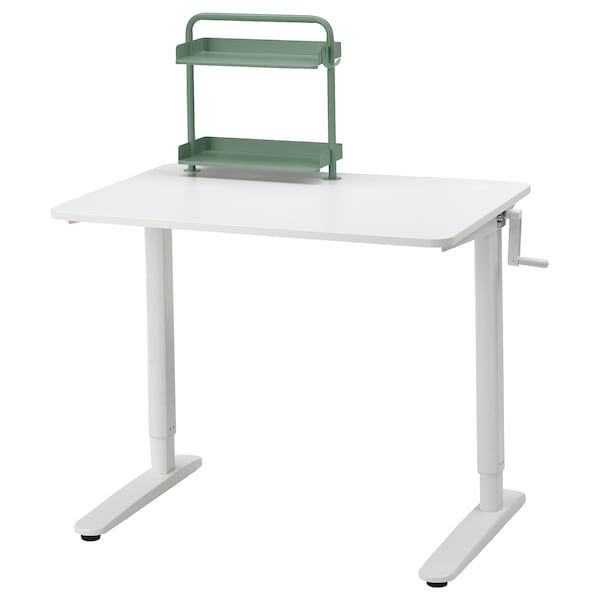 IKEA RELATERA desk combination sit/stand, white, 35 3/8x23 5/8 in, Ikea Ireland | 5367JXTFH