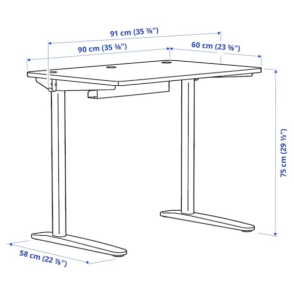 IKEA RELATERA desk combination, white, 35 3/8x23 5/8 in, Ikea Ireland | 9216LDXIU