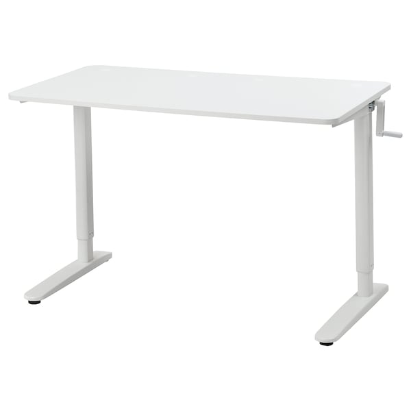 IKEA RELATERA desk sit/stand, white, 46 1/8x23 5/8 in, Ikea Ireland | 2594EJISA