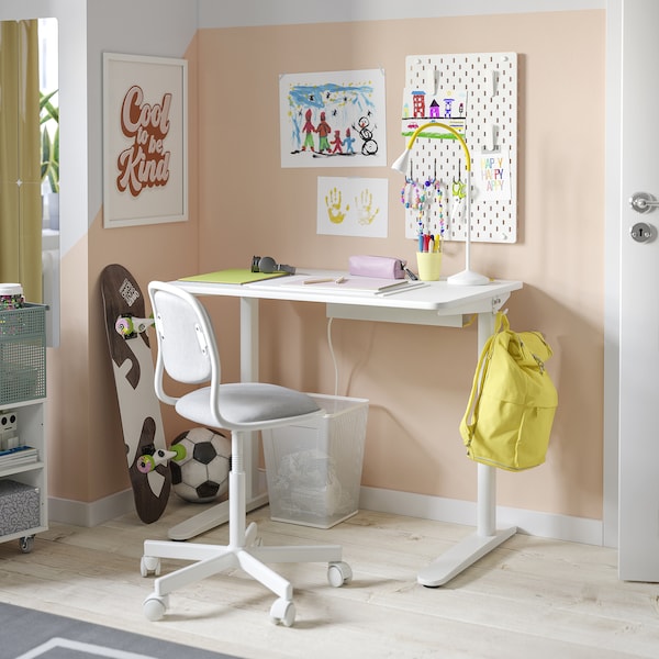 IKEA RELATERA underframe for table top, white, 35 3/8/46 1/8 in, Ikea Ireland | 7804SMQVC