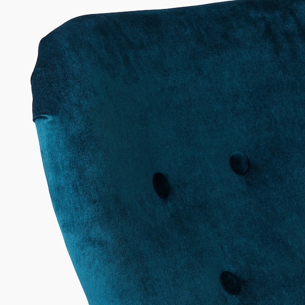 IKEA REMSTA armchair Djuparp Dark Green / Blue, Ikea Ireland | 7491MNCFZ